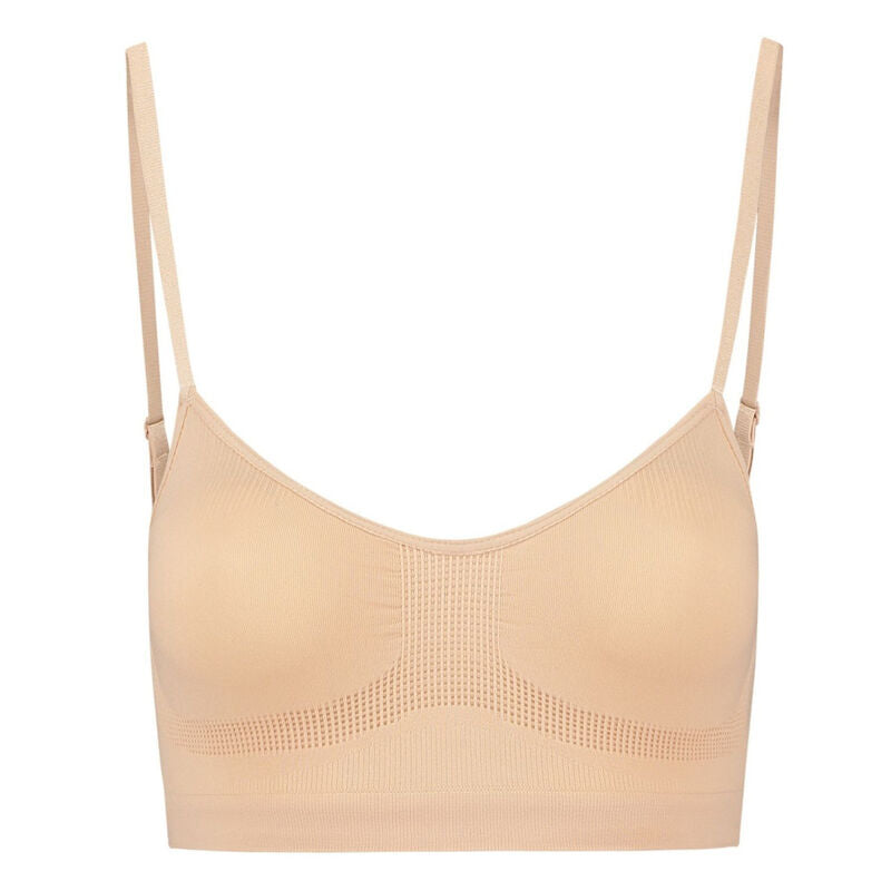 BYE-BRA - MEDIUM CONTROL REGGISENO SENZA CUCITURE BEIGE MISURARE L