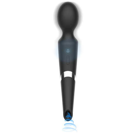 BLACK&SILVER - BECK BACCHETTA E VENTOSA 2 IN 1 IN SILICONE