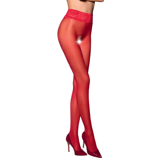 PASSION - TIOPEN 008 COLLANT ROSSO 3/4 30 DEN