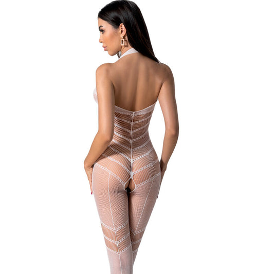 PASSION - BODYSTOCKING BIANCO BS100 TAGLIA UNICA