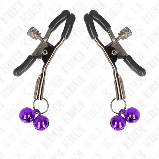 KINK - PINZA PER CAPEZZA DOPPIA VIOLA 6 CM