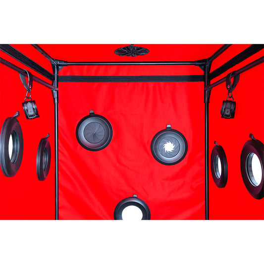 SECRET DOME - KINK CLUB CABIN SCANDALE NERO E ROSSO