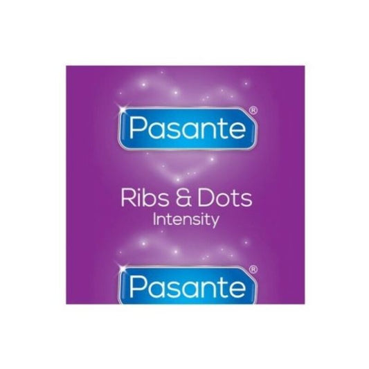 PASANTE - RIBS & DOTS INTENSITY PRESERVATIVI 144 UNITÀ