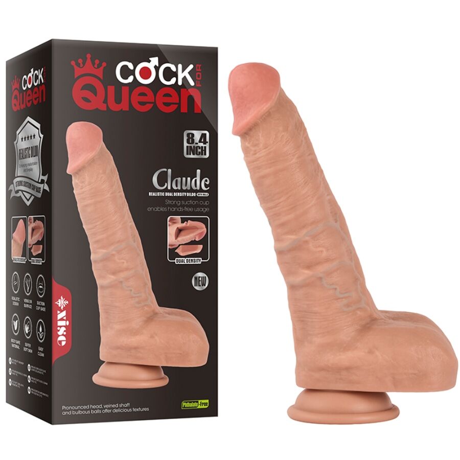 XISE - CLAUDE DILDO REALISTICO A DOPPIA DENSITÀ 16,5 CM