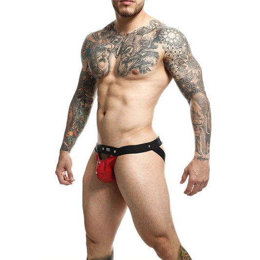 MOB - DNGEON JOCKSTRAP ATHLETE ROSSO TAGLIA UNICA