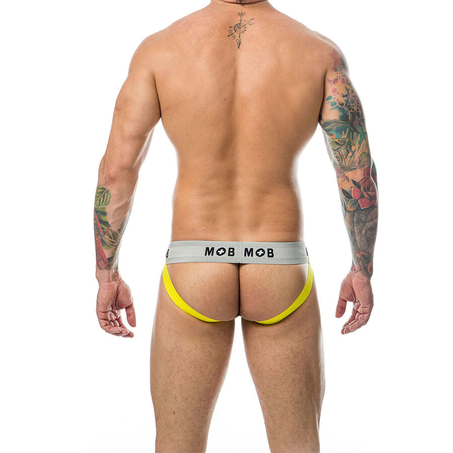 MOB - JOCK CLASSICO A RIGHE GIALLO TAGLIA XL