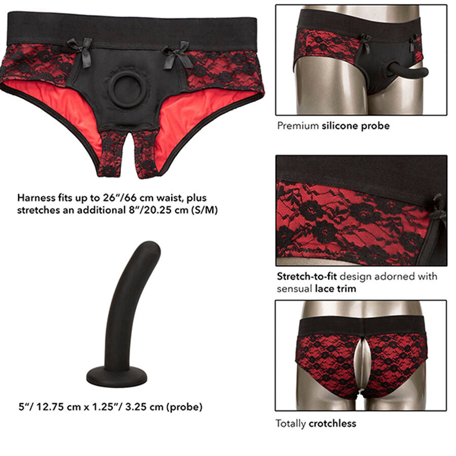 CALEXOTICS - SCANDALO SET DI SLIP SENZA CAVALLO CON DILDO