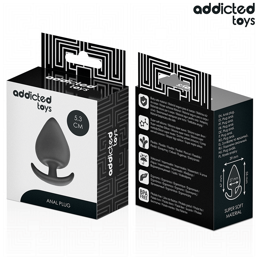 ADDICTED TOYS - TAPPO ANALE TAGLIA S 5,3 CM