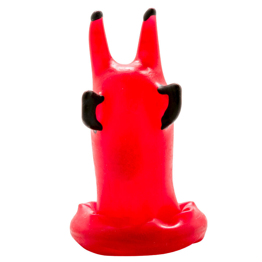 CONDOMERIE - PRESERVATIVI NOVITÀ DIPINTI A MANO RED DEVIL
