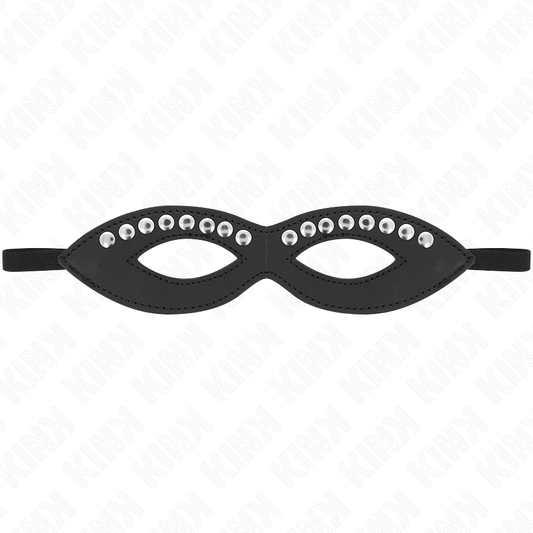 KINK - MASCHERA PER OCCHI CON MINI RIVETTI MODELLO 1 20,5 x 5,5 CM