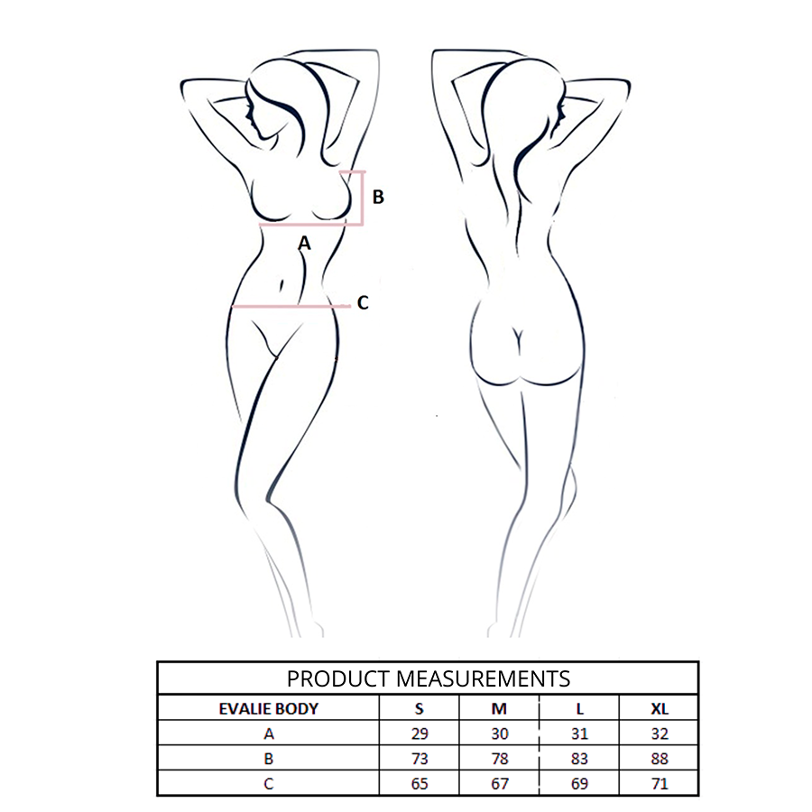 PASSION - EVALIE BODY BIANCO L/XL