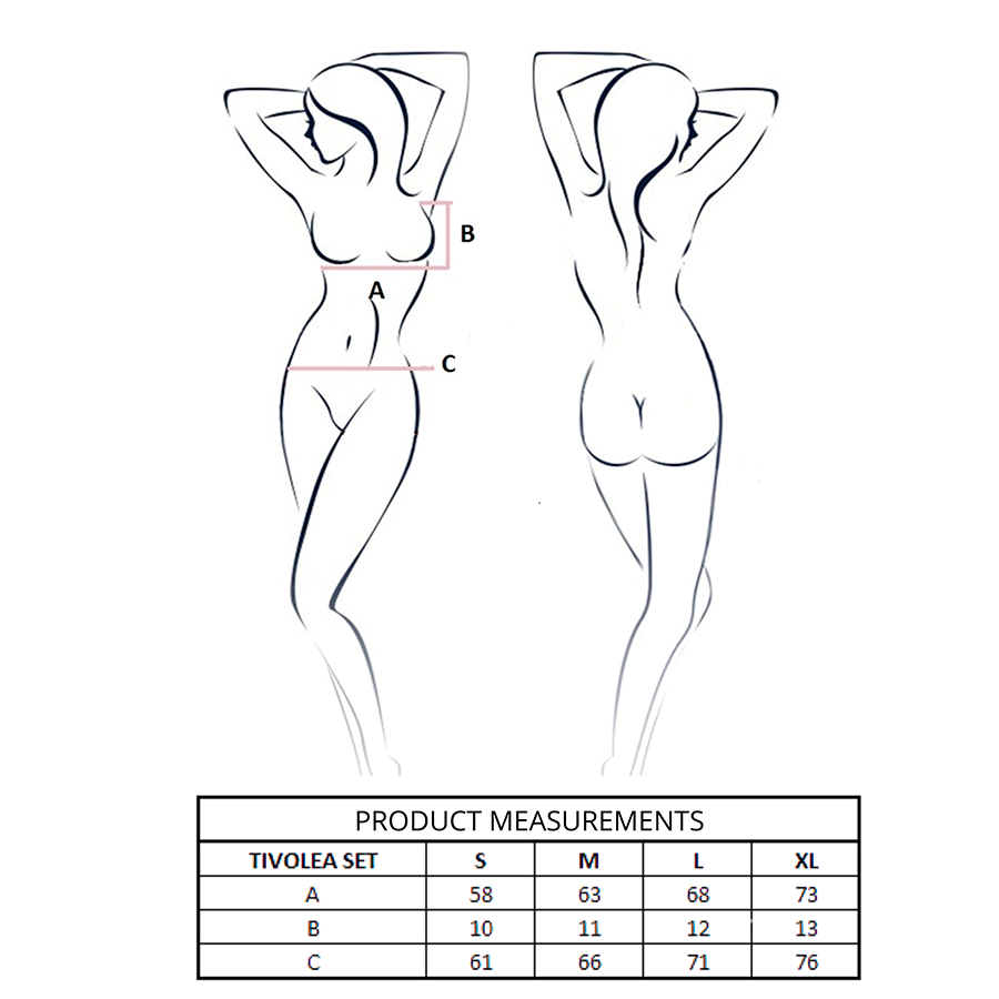 PASSION - TIVOLEA REGGISENO + PERIZOMA VIOLA S/M