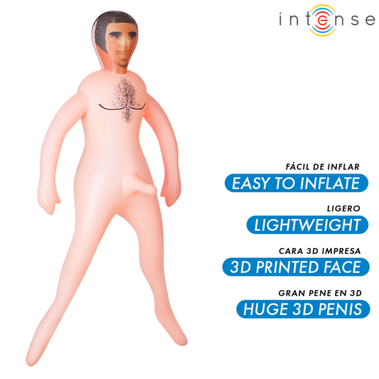 INTENSE DOLLS - BAMBOLA GONFIABILE ANTHONY CON PENE 3D