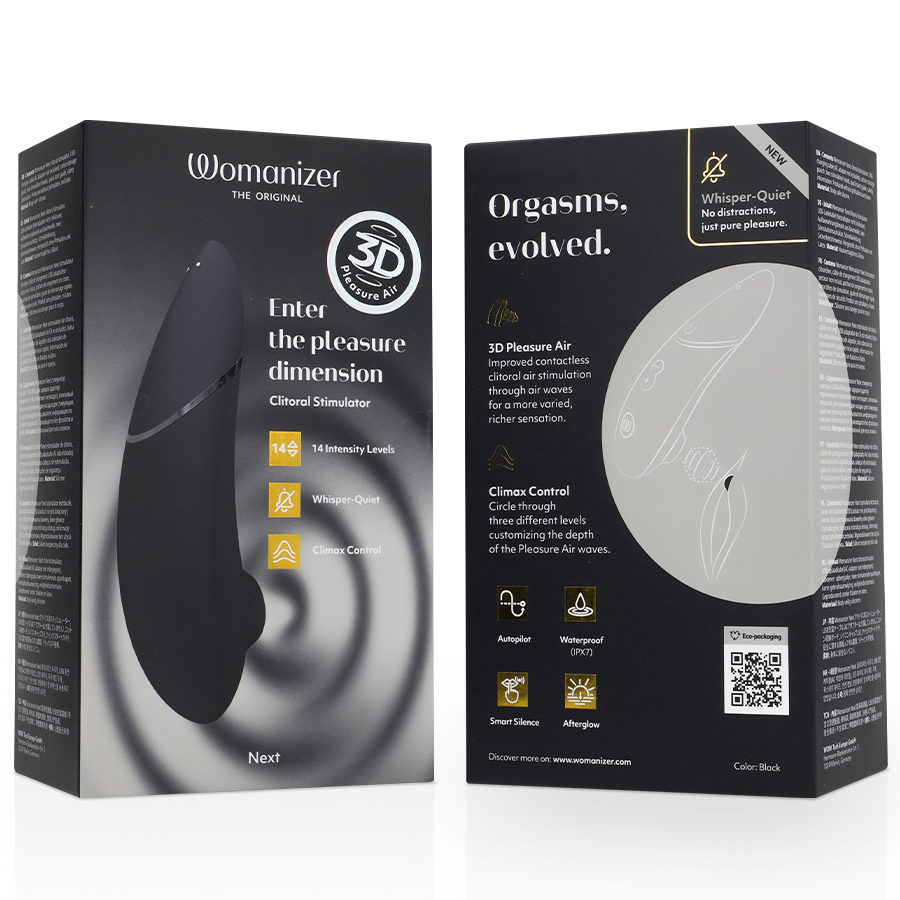 WOMANIZER - NEXT STIMOLATORE CLITORIDEO NERO