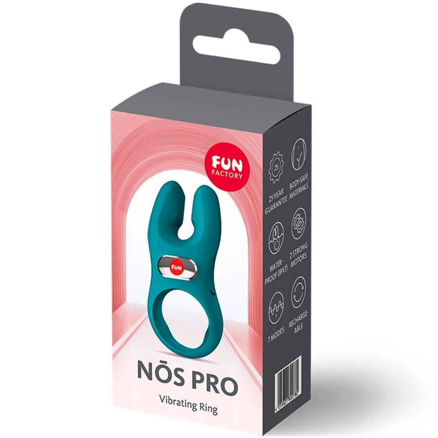 FUN FACTORY - ANELLO VIBRANTE PER IL PENE NOS PRO VERDE BOTTIGLIA