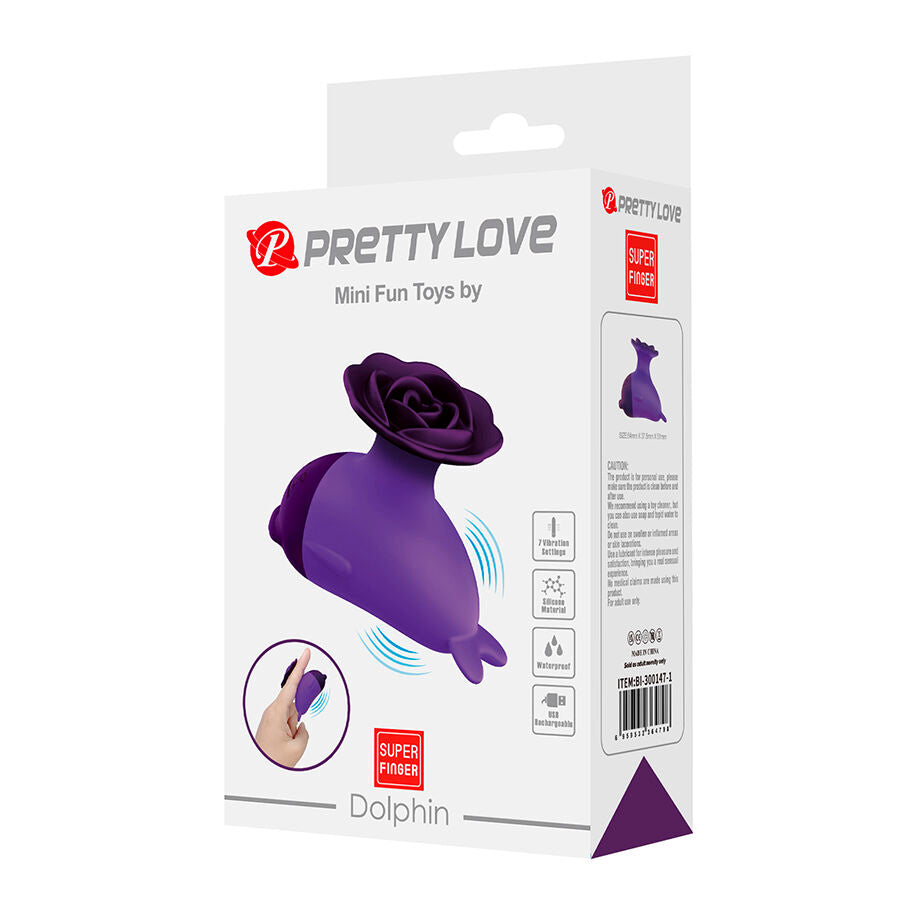 PRETTY LOVE - DOLPHIN MINI VIBRATORE CON CLIP