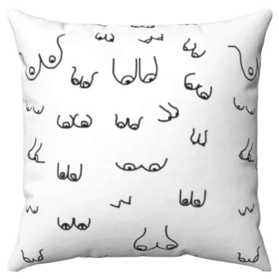 DIABLO PICANTE - CUSCINO PER SENI 30 X 30 BIANCO
