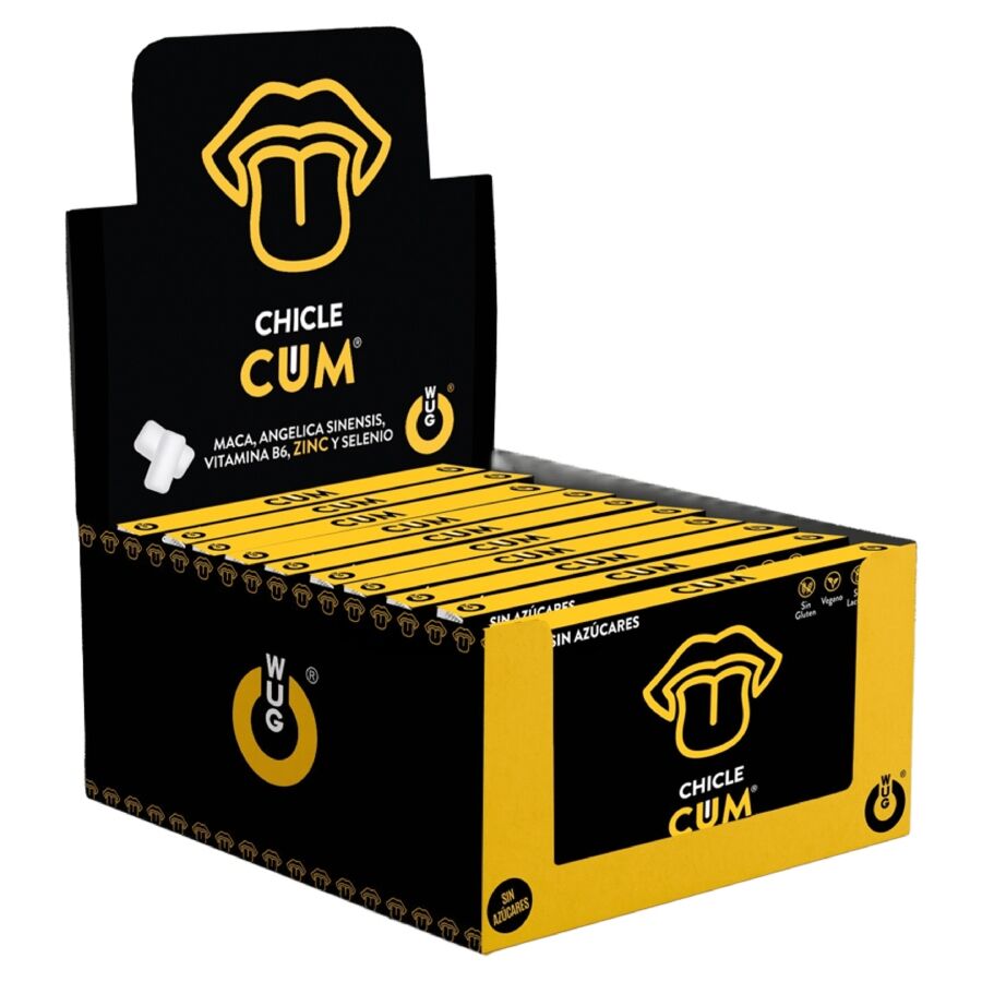 WUG SEX SENSE - AUMENTATORE DI SPERMA E POTENZIATORE DI SAPORE DI SPERMA DI BANANA | ESPOSITORE 12 X 8 UNITÀ