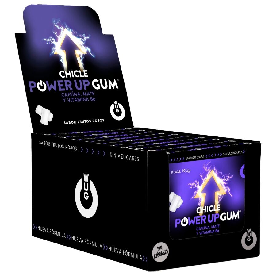WUG POWER UP - ENERGY BOOST E POTENZIATORE DI CONCENTRAZIONE | ESPOSITORE 12 X 8 UNITÀ