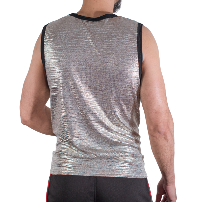 MACHO - T-SHIRT CON GLITTER FINI S/M
