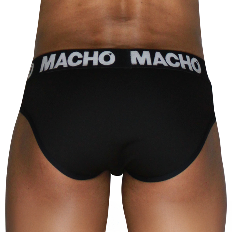 MACHO - MCH007 CLASSIC SLIP BLACK + BLACK S