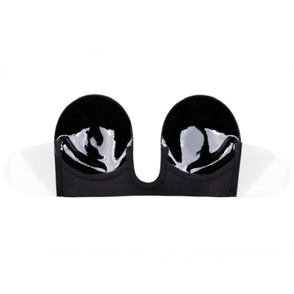 BYE-BRA - REGGISENO SENZA MANIGLIE EN U NERO COPPA B