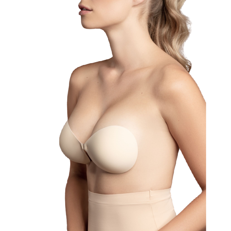 BYE-BRA - REGGISENO INVISIBLE BEIGE COPPA A