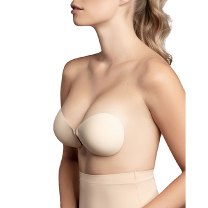 BYE-BRA - REGGISENO INVISIBLE BEIGE COPPA D