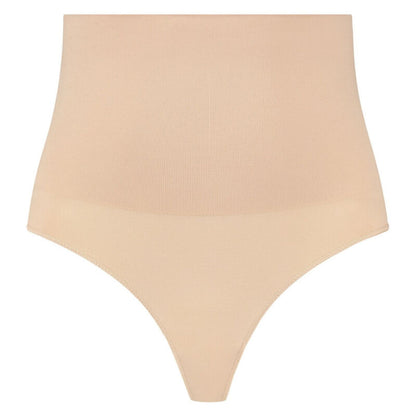 BYE-BRA - FAJA SENZA CUCITURE STILE PERIZOMA BEIGE MISURARE M