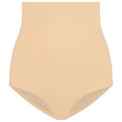 BYE-BRA - FAJA SENZA CUCITURE STILE PANTIES BEIGE MISURARE XL