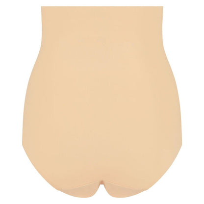 BYE-BRA - FAJA SENZA CUCITURE STILE PANTIES BEIGE MISURARE XXL