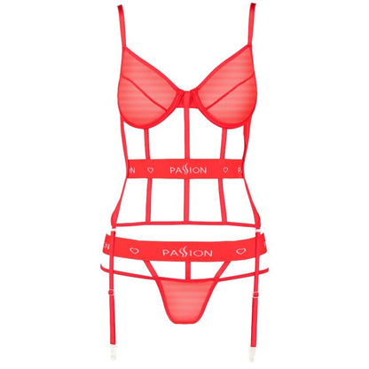 PASSION - CORSETTO KYOKA - ROSSO L/XL