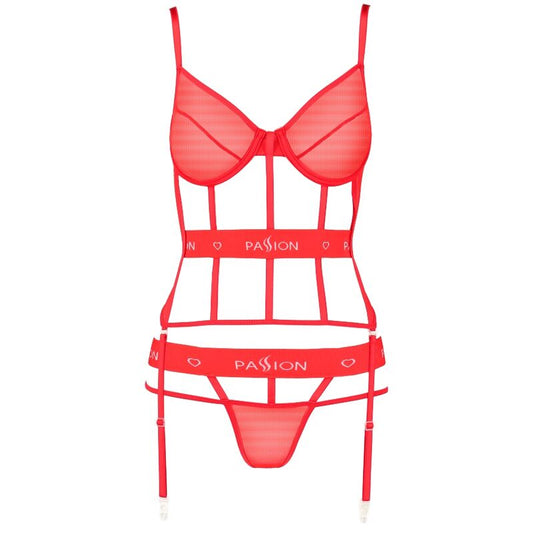 PASSION - CORSETTO KYOKA - ROSSO L/XL