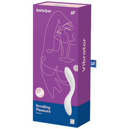 SATISFYER - VIBRATORE RRROLLING PLEASURE GSPOT BIANCO