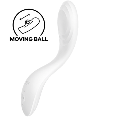 SATISFYER - VIBRATORE RRROLLING PLEASURE GSPOT BIANCO