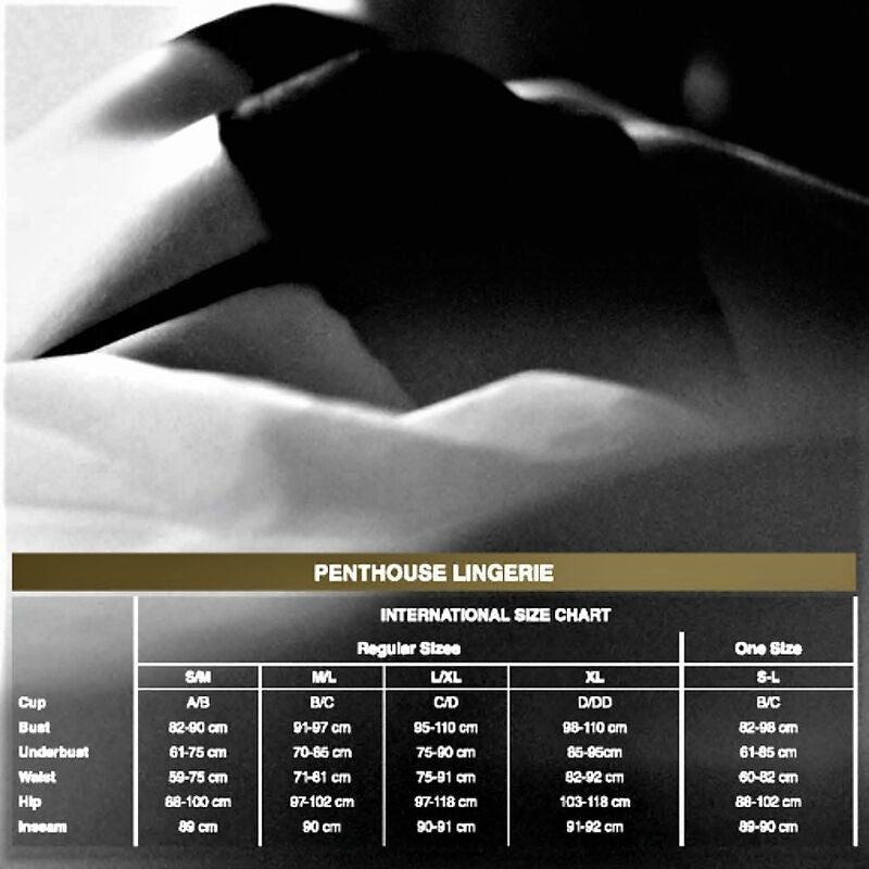 PENTHOUSE - ADORE ME PANTIES NERO L/XL