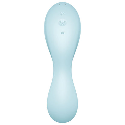 SATISFYER - STIMOLATORE E VIBRATORE CURVY TRINITY 5 AIR PULSE BLU