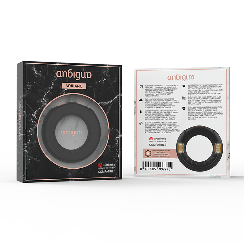 ANBIGUO - ADRIANO ANELLO VIBRANTE + TELECOMANDO WATCHME