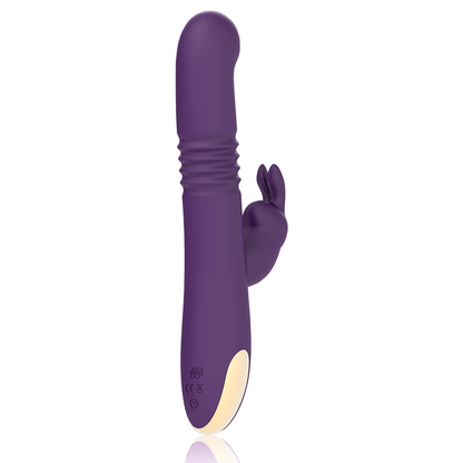 TREASURE - BASTIAN VIBRATORE RABBIT UP & DOWN ROTATORE E VIBRATORE + TELECOMANDO WATCHME
