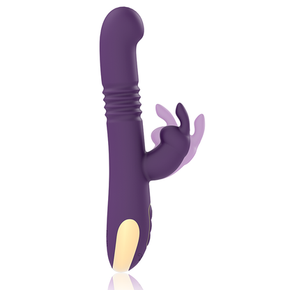 TREASURE - BASTIAN VIBRATORE RABBIT UP & DOWN ROTATORE E VIBRATORE + TELECOMANDO WATCHME