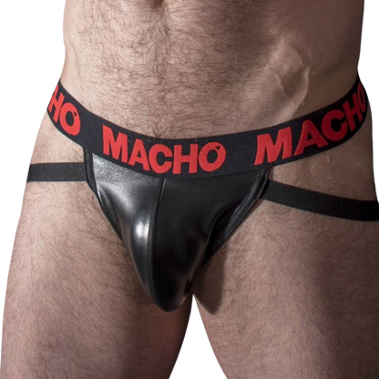 MACHO - MX25RC JOCK ROSSO PELLE L