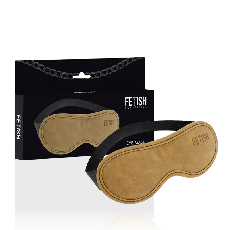 FETISH SUBMISSIVE ORIGIN - MASCHERA IN PELLE VEGANA CON FODERA IN NEOPRENE