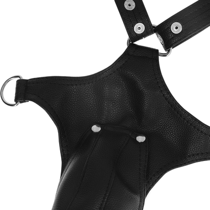 FETISH SUBMISSIVE ATTITUDE - IMBRACATURA IN ECOPELLE A FORMA DI V PER UOMO