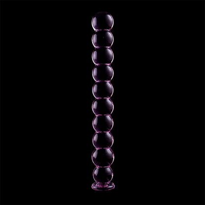NEBULA SERIES BY IBIZA - MODELLO 22 DILDO IN VETRO BOROSILICATO ROSA 21.5 CM -O- 2.5 CM