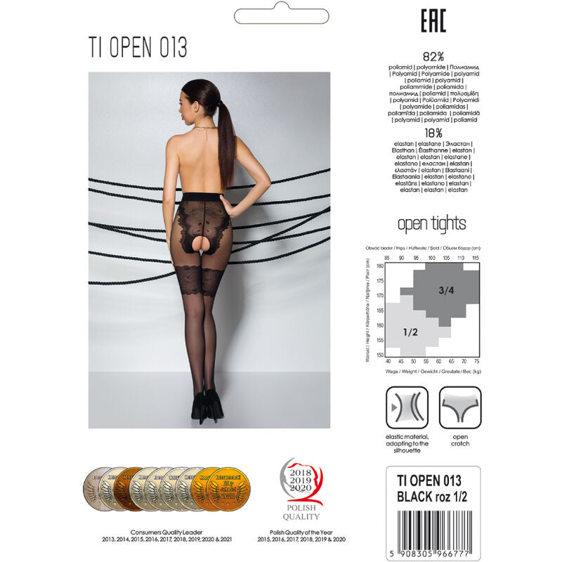 PASSION - TIOPEN 013 COLLANT NERO 3/4 20/40 DEN