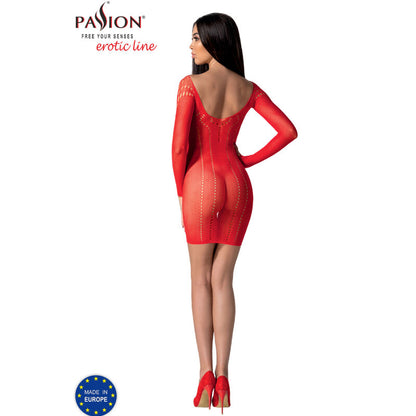 PASSION - BS101 BODYSTOCK ROSSO TAGLIA UNICA