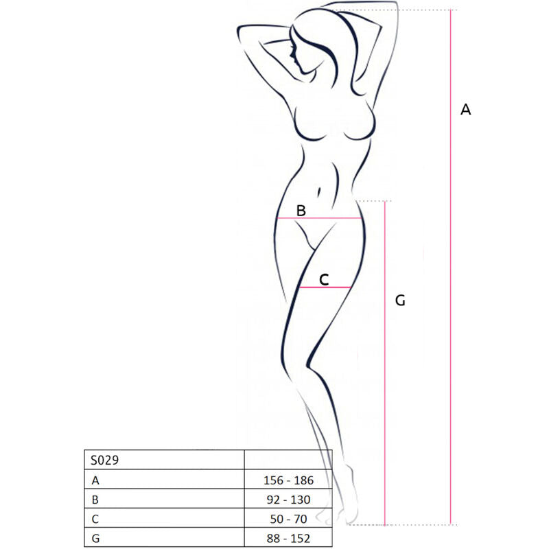 PASSION - S029 CALZE ROSSE CON GIARRETTIERA TAGLIA UNICA