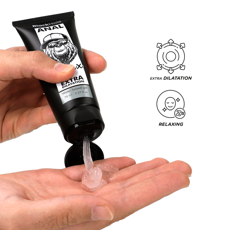 BLACK HOLE - GEL DILATANTE ANALE A BASE D'ACQUA 70 ML