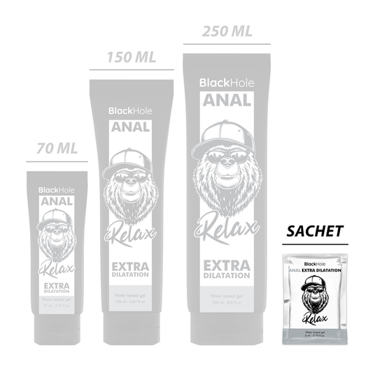 BLACK HOLE - GEL A BASE D'ACQUA EXTRA DILATAZIONE 6 ML MONODOSE