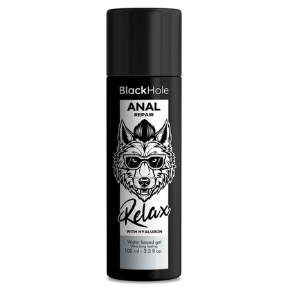 BLACK HOLE - RIPARATORE ANALE A BASE D'ACQUA RELAX CON IALURONICO 100 ML